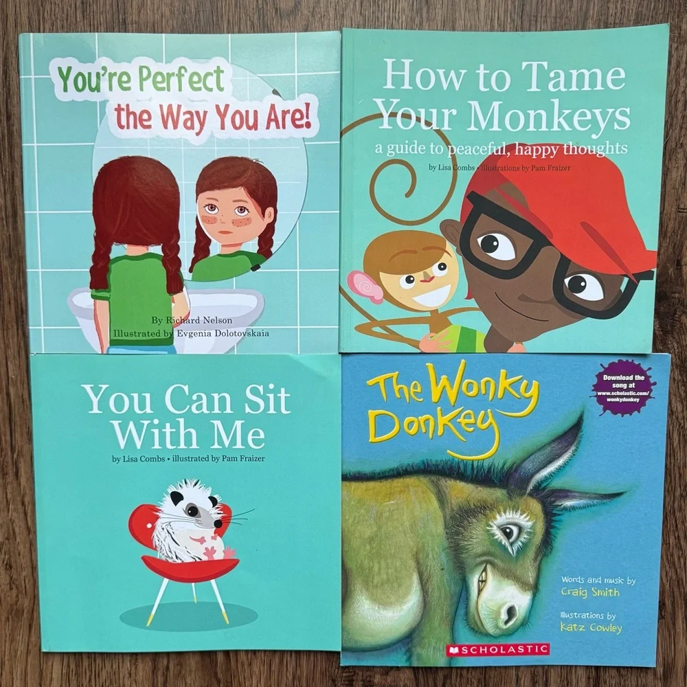 Children's Picture Books For Emerging Readers Set Of 4